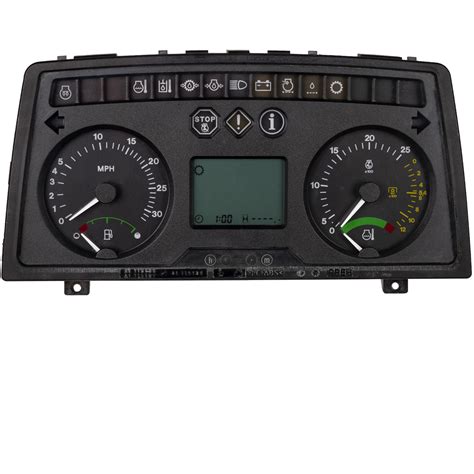 The low oil pressure light, front PTO indicator (which i do not have), low voltage light, service alert light (with no code. . John deere instrument cluster repair